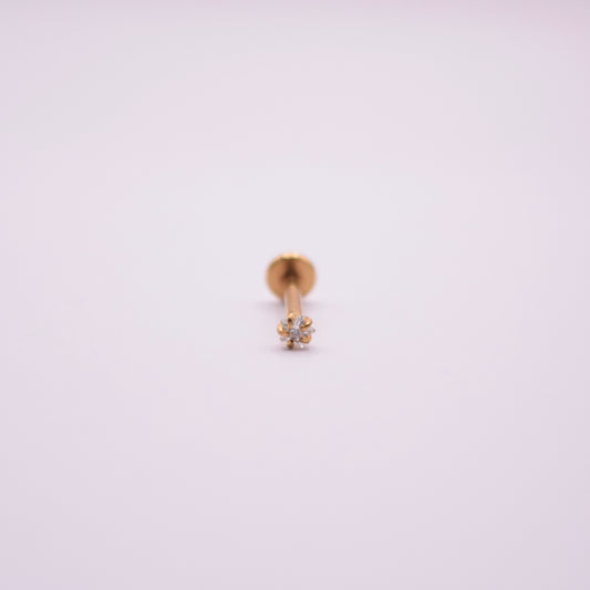 Labret - Estrella Cristal Blanco Mini