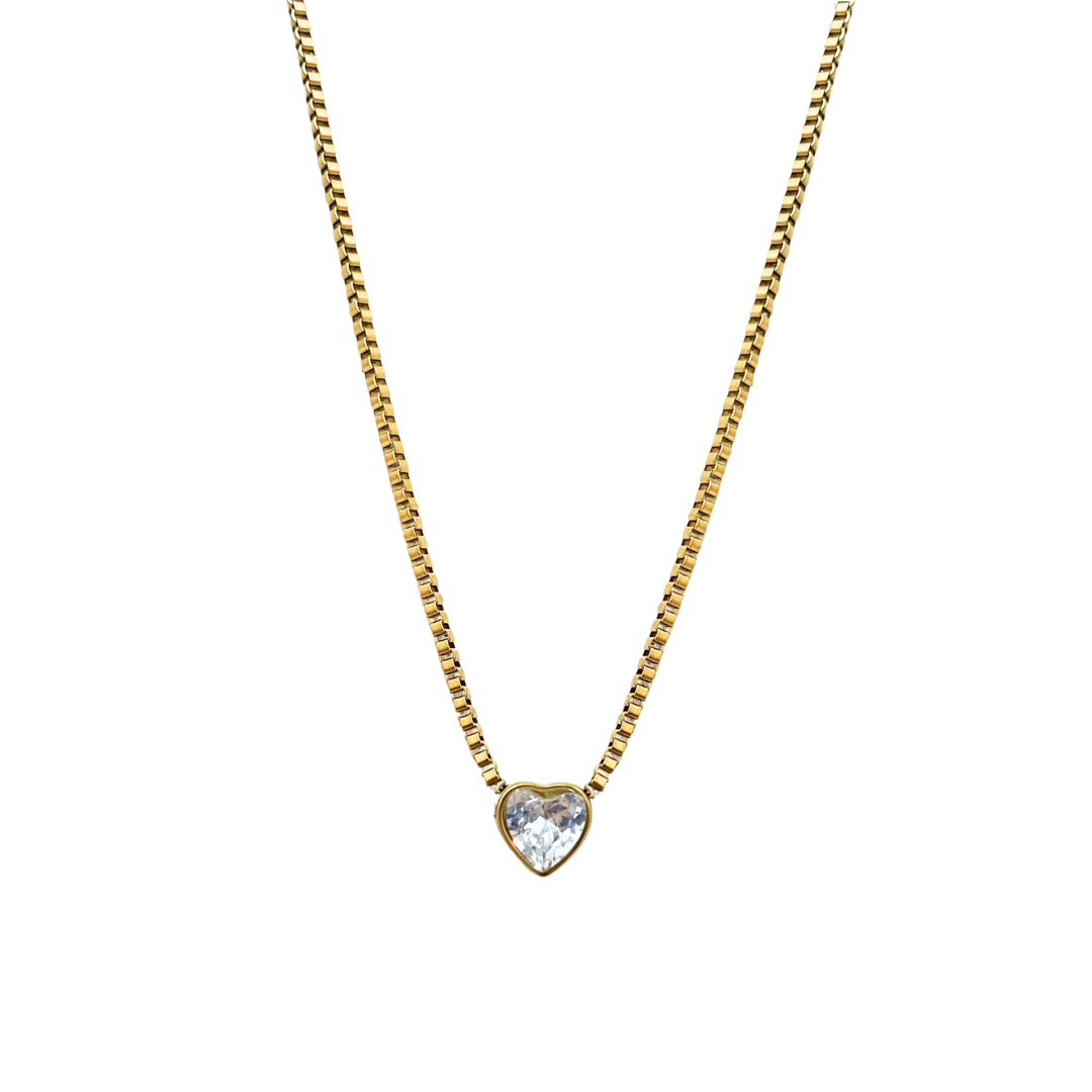 Collar - Corazón de Cristal