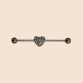 Piercing industrial - Corazón