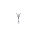 Rook / Navel -  Mariposa Silver