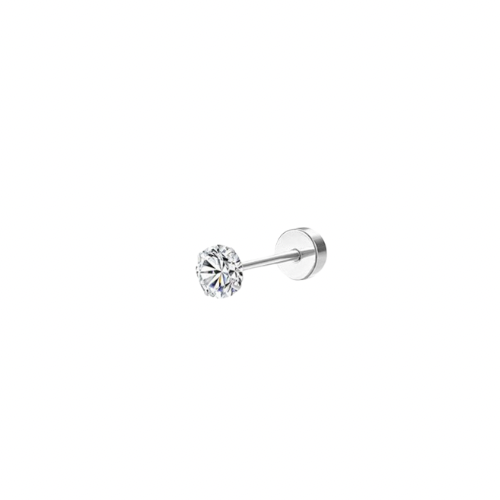 Labret - Zirconia plateada