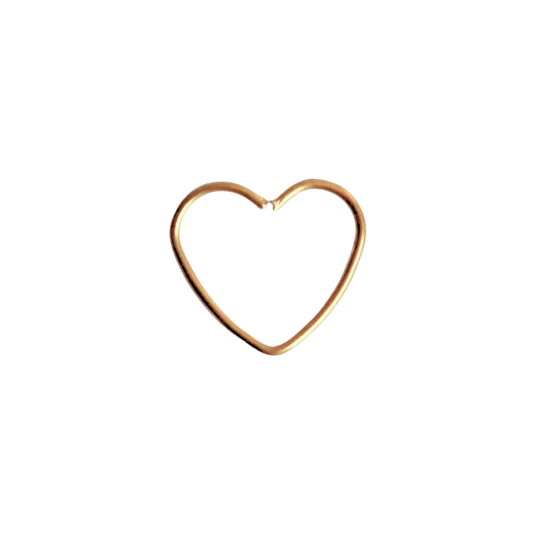 Argolla - Corazón dorado